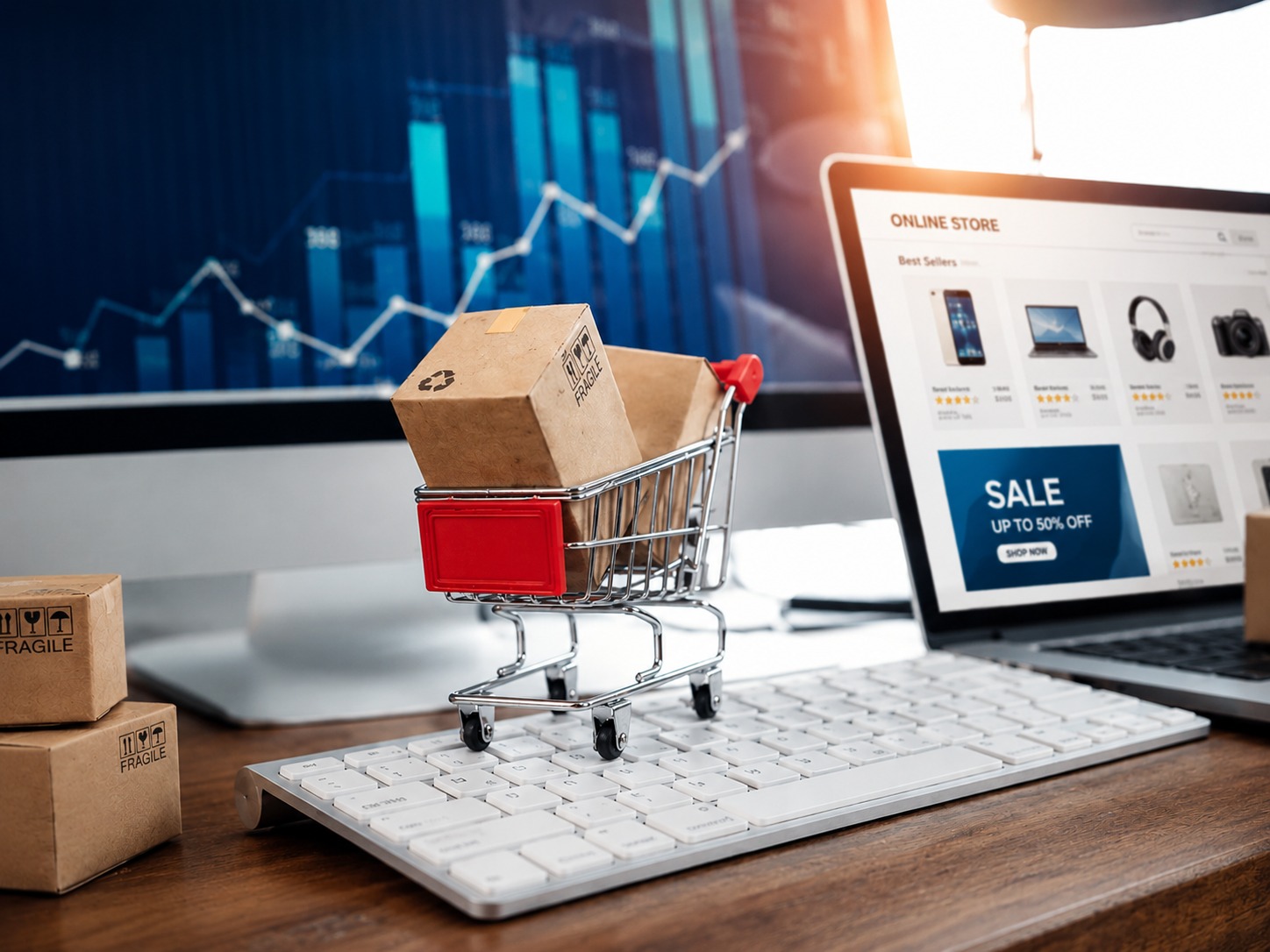 Best e-commerce courses in Islamabad and Pakistan at Bahadur Skills and Solutions covering online selling, Shopify, Amazon FBA and digital business training